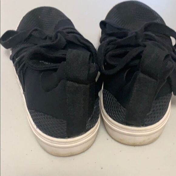 STEVE MADDEN‎ LANCER BLACK SNEAKERS SIZE 9M - Picture 2 of 7